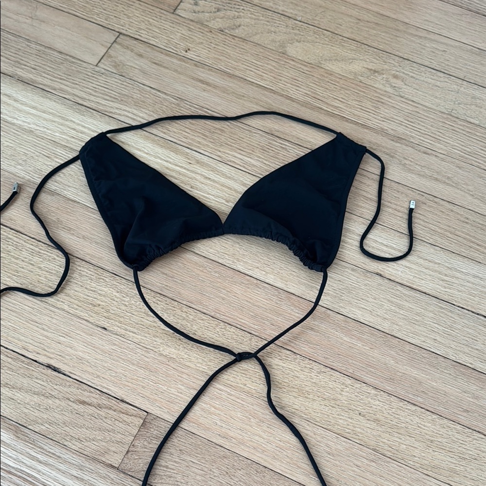 Black Triangle Bikini Top